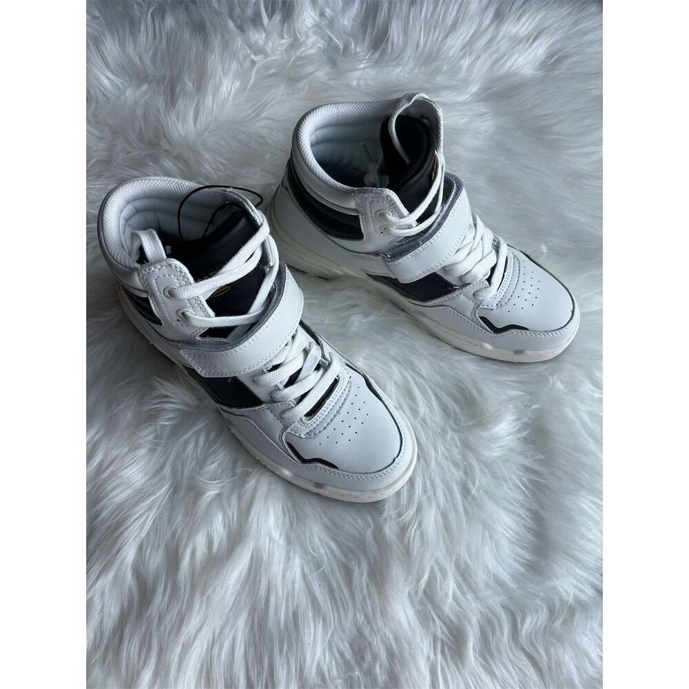 🆕 G-STAR Raw Attac Women’s Mid Sneakers White/Black Size 7 US - Picture 6 of 11